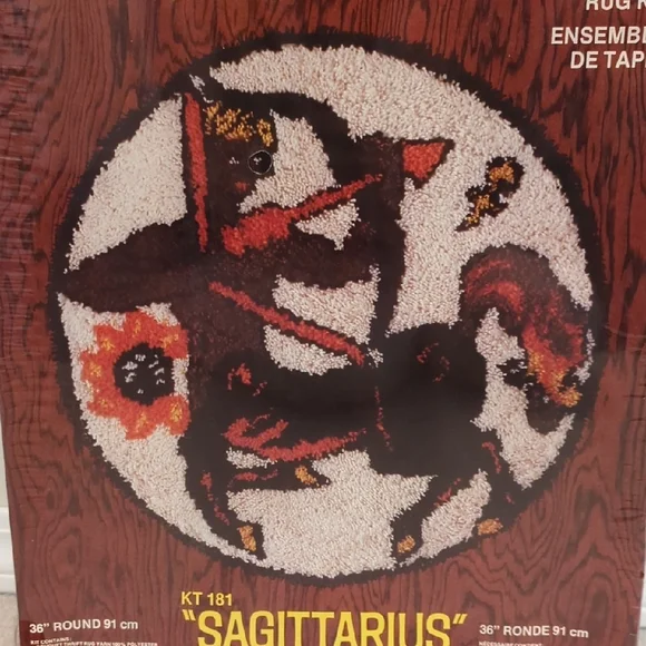 Sagittarius Zodiac Rug Kit - Picture 6 of 6